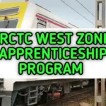IRCTC West Zone Apprenticeship Program