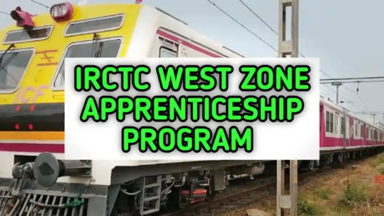 IRCTC West Zone Apprenticeship Program